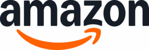 amazon logo squid ink smile orange